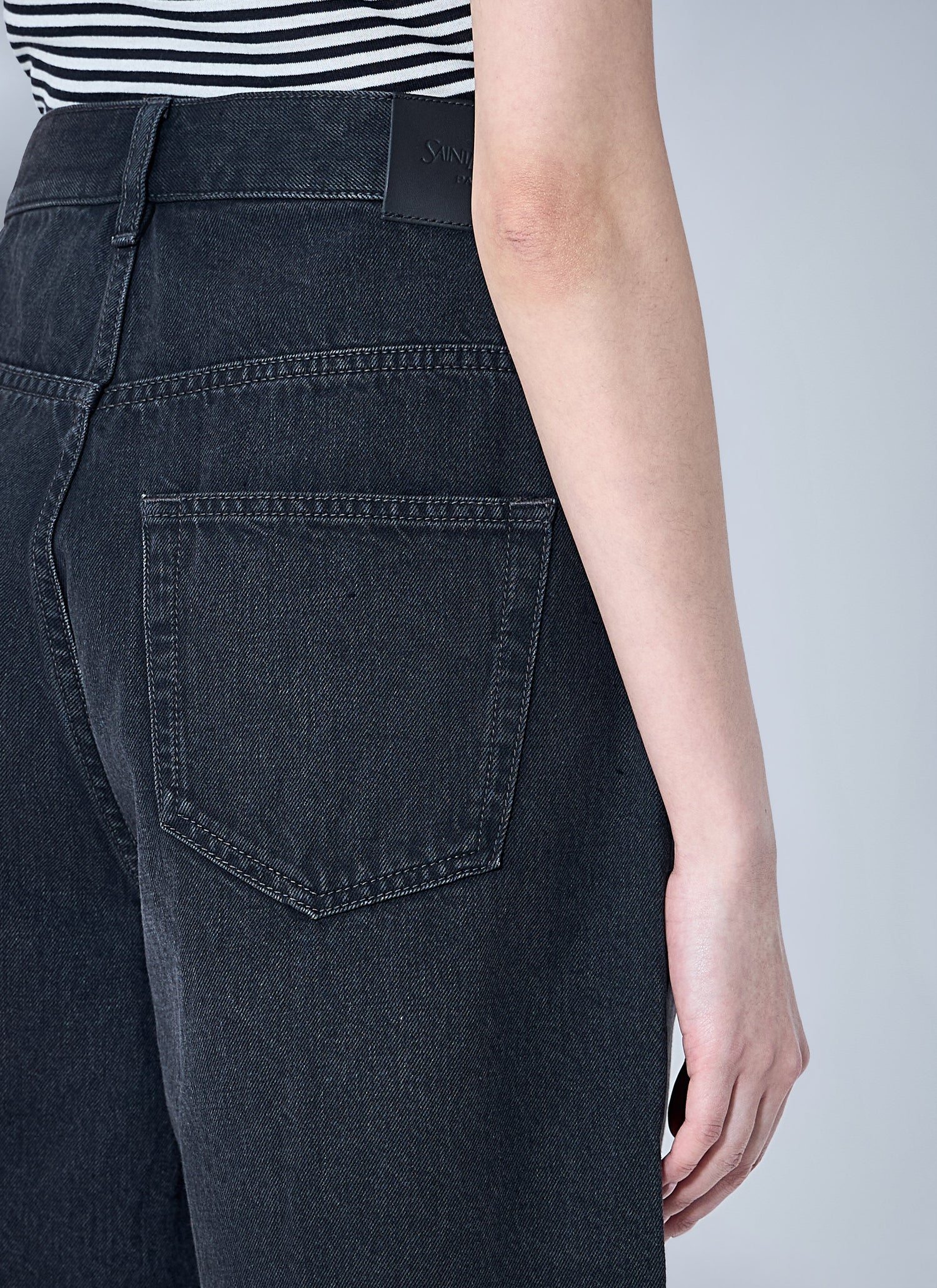 Saint Laurent Women Denim Shorts by Luosophy