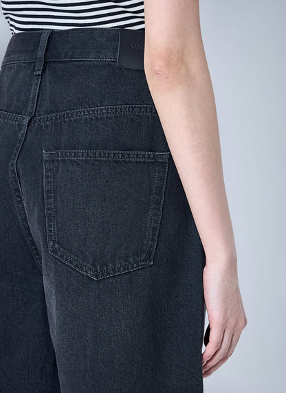 Saint Laurent Women Denim Shorts by Luosophy