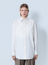 Saint Laurent Women Striped Button-Down Shirt by Luosophy