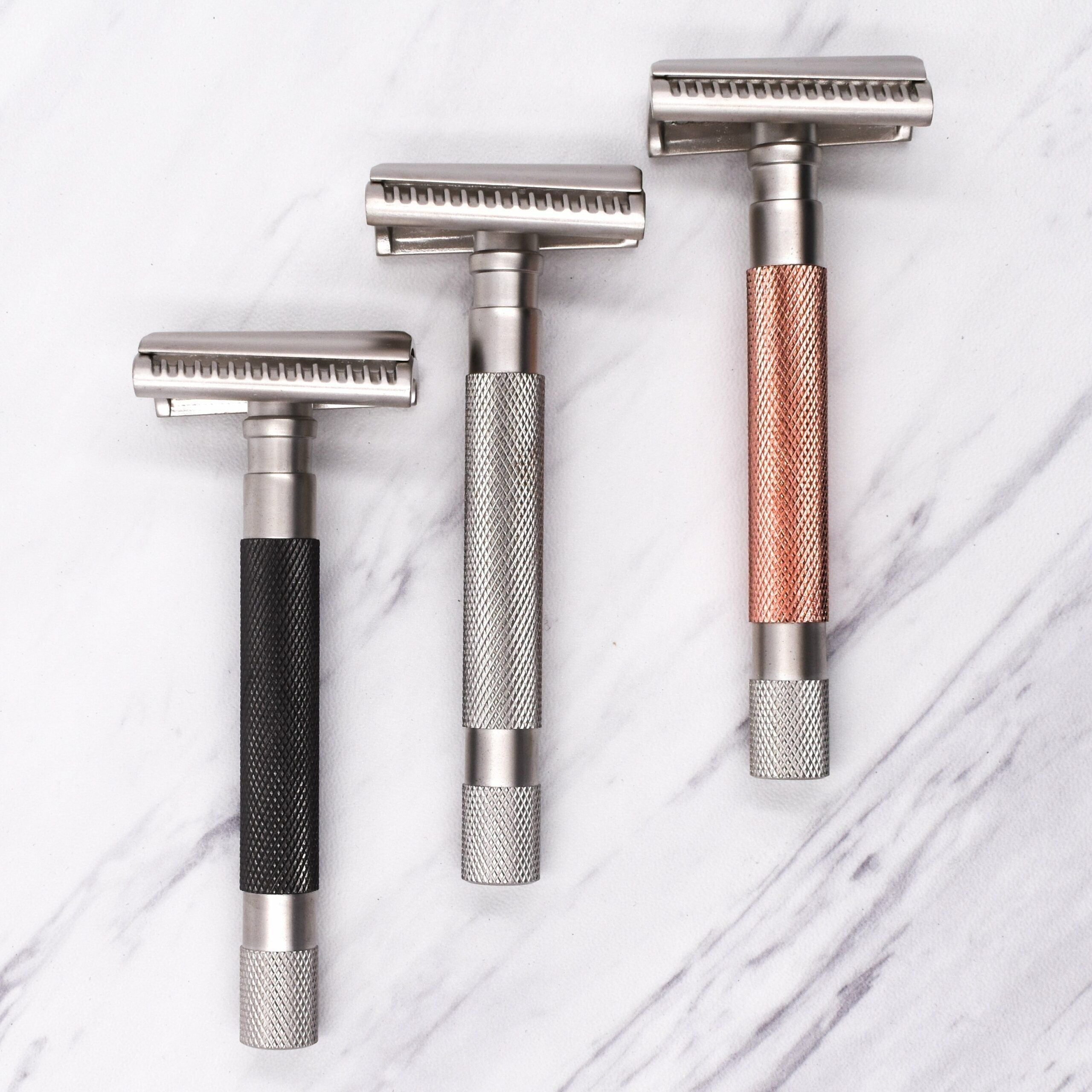 Parker 55SL-GR Graphite Semi Slant 3 Piece Safety Razor by Pasteur Pharmacy