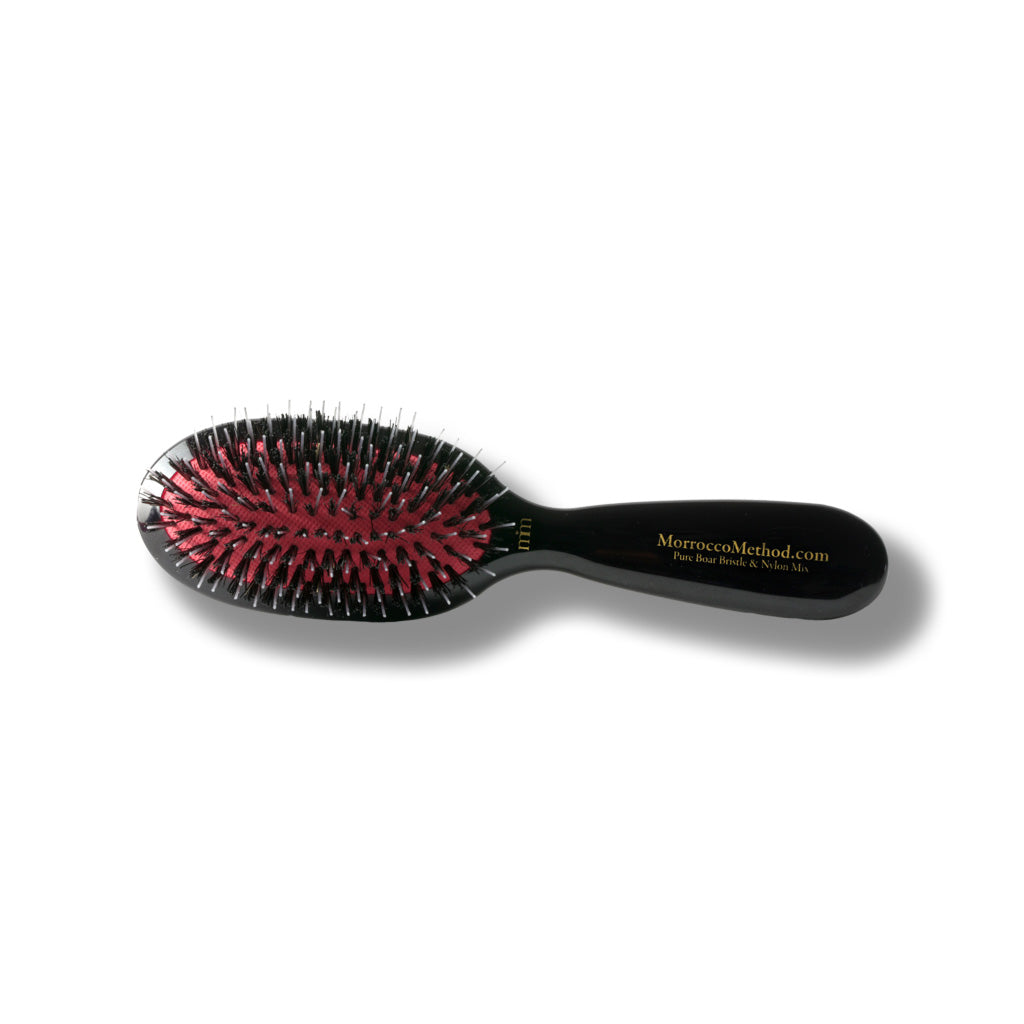 Mixed Pure Boar Bristle &amp; Nylon Brush - Small by Morrocco Method International