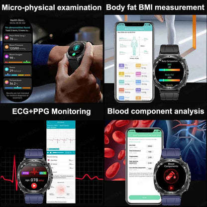 HealthTrack™ Smart Watch – Blood Pressure &amp; Heart Rate Monitor