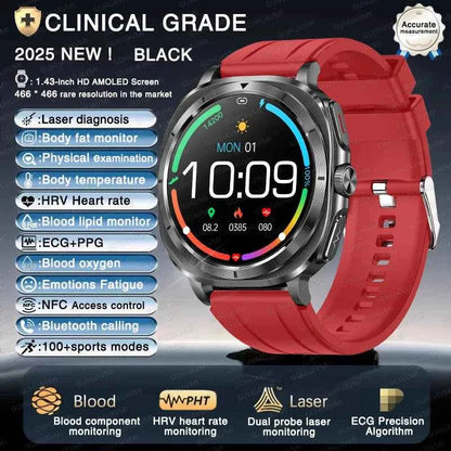 HealthTrack™ Smart Watch – Blood Pressure &amp; Heart Rate Monitor