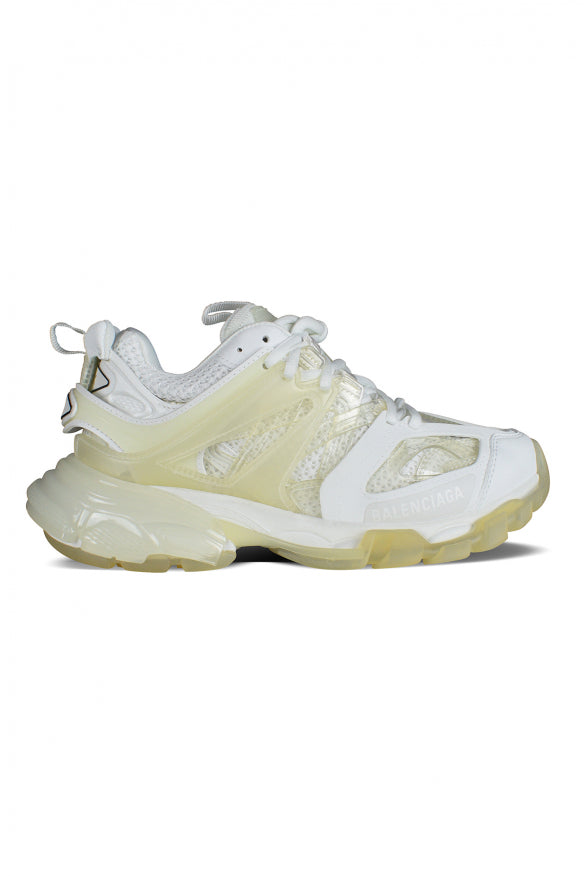 Balenciaga Women Track Sneakers White Transparent by Luosophy