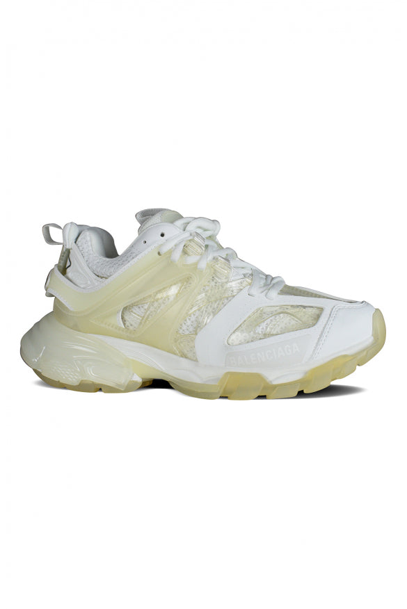 Balenciaga Women Track Sneakers White Transparent by Luosophy