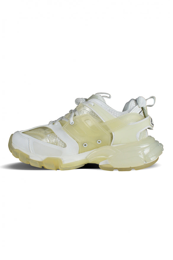 Balenciaga Women Track Sneakers White Transparent by Luosophy