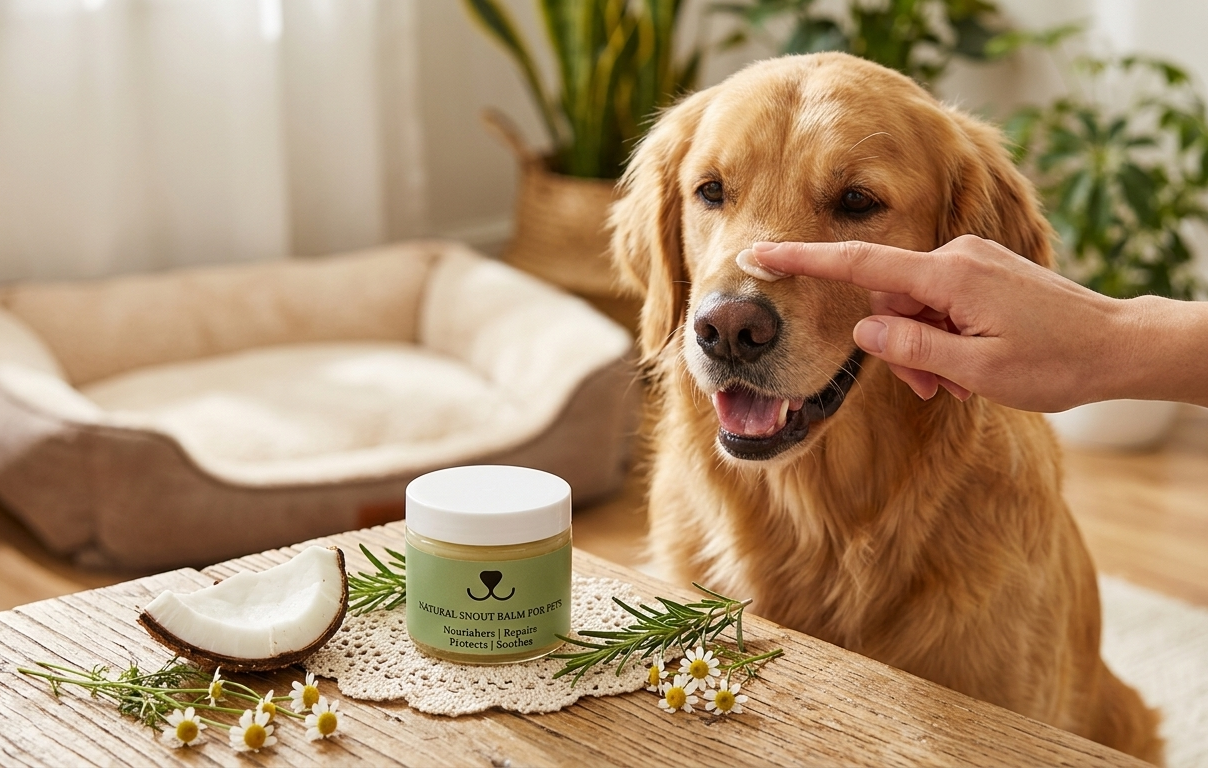 Pet Pampering Gift Box -All-Natural Pet Wellness Kit – Soothing Balms &amp; Herbal Coat Powder by Lizush