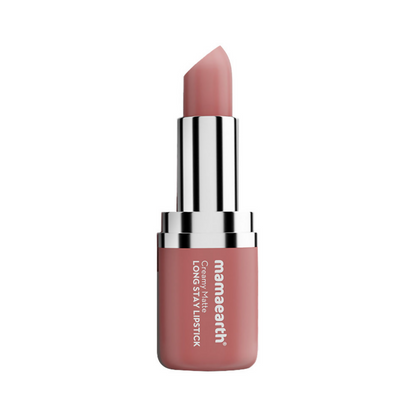 Mamaearth Creamy Matte Long Stay Lipstick - Pillow Nude