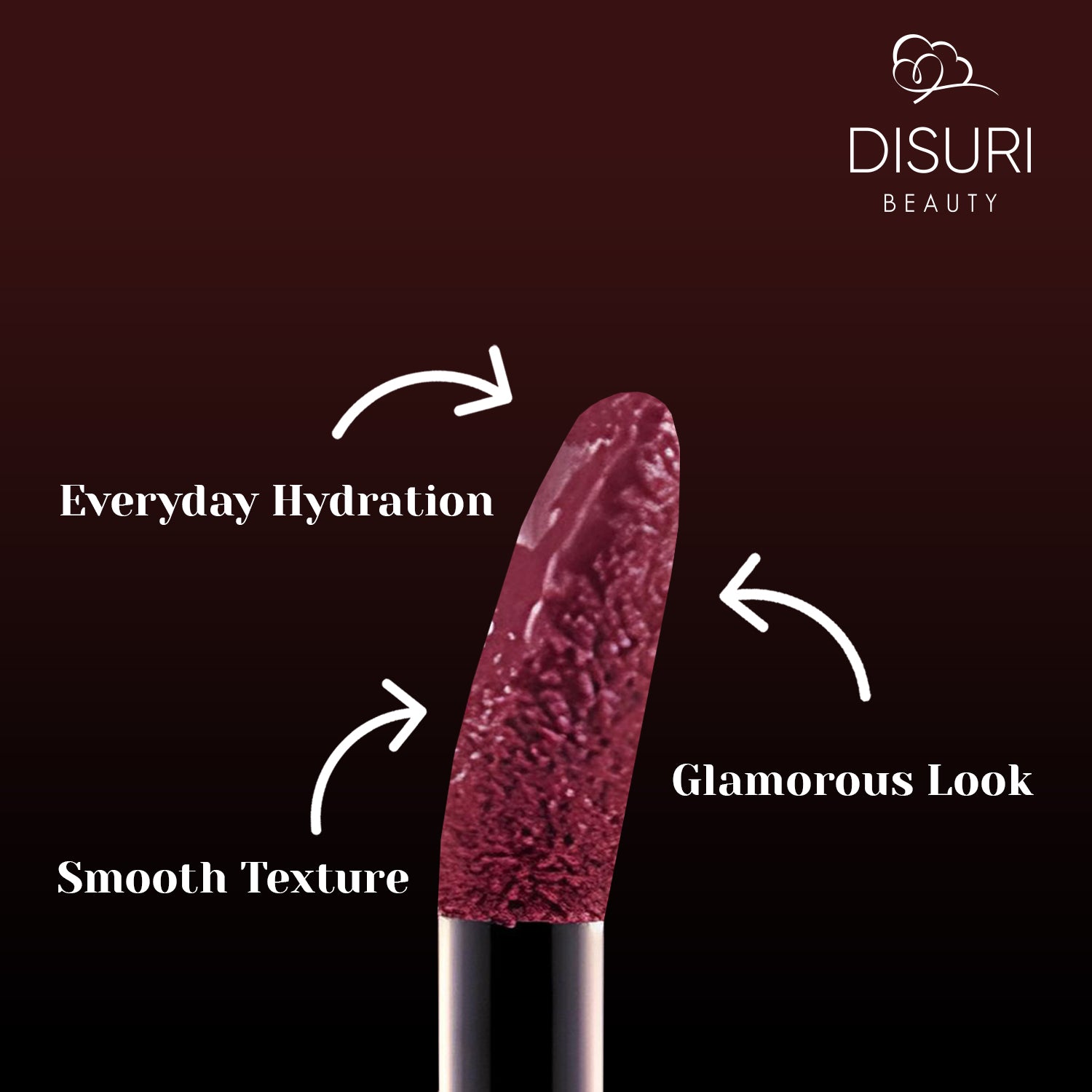 DISURI Beauty Glossy Blast Lip Gloss - Kiss Me (M63)