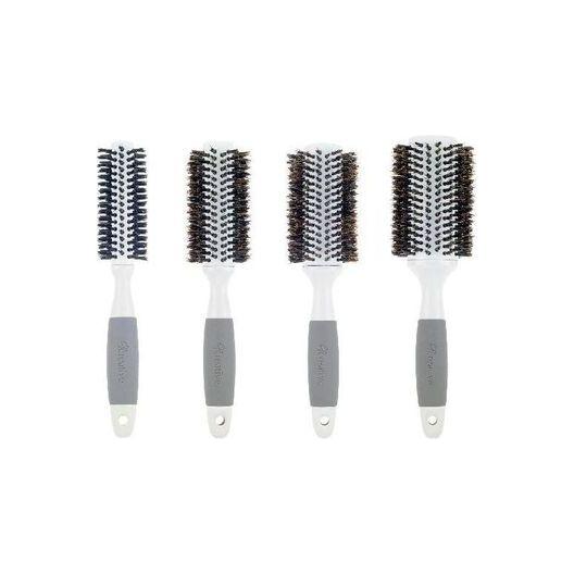 Ceramic Barrel Round Boar Bristle Hair Brush for Thick Hair by Pasteur Pharmacy