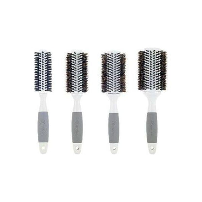 Ceramic Barrel Round Boar Bristle Hair Brush for Thick Hair by Pasteur Pharmacy