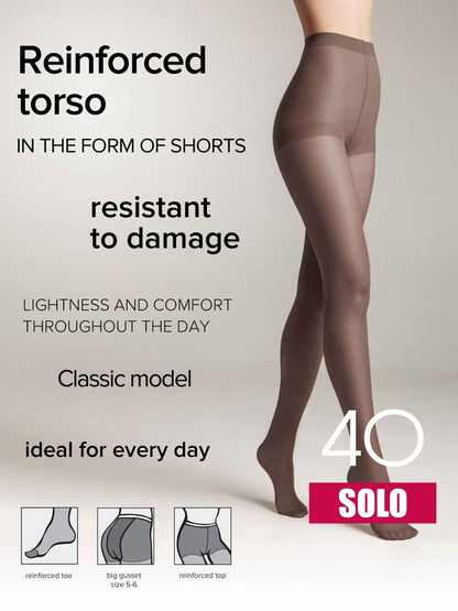 Tights Conte Solo 40 Den - Classic Pantyhose