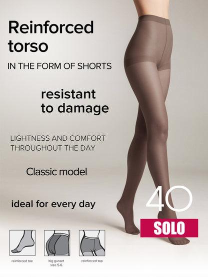 Tights Conte Solo 40 Den - Classic Pantyhose
