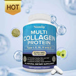 Multi-Collagen Capsules for Skin Health - 120 Veggie Caps