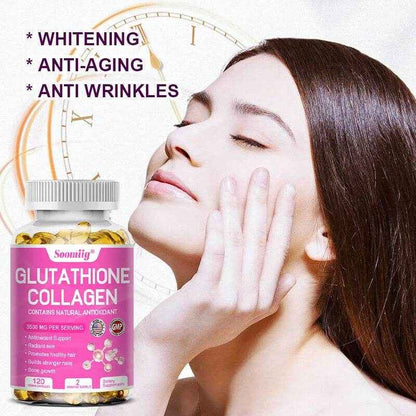 Collagen with Glutathione Supplement - 120 Capsules