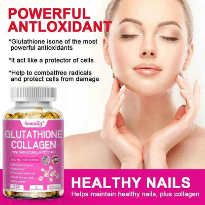 Collagen with Glutathione Supplement - 120 Capsules
