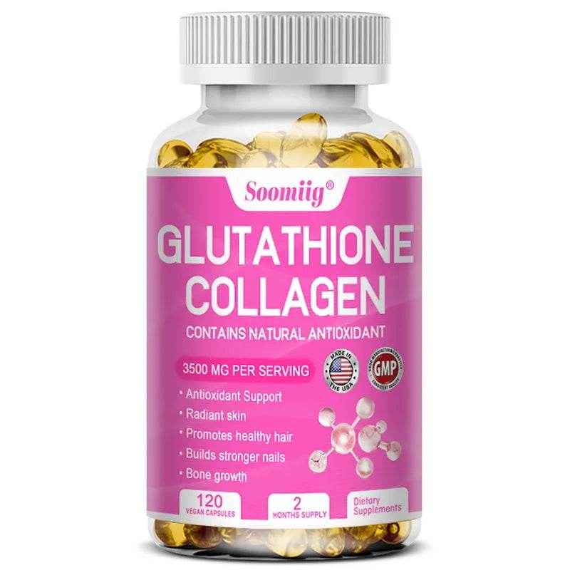 Collagen with Glutathione Supplement - 120 Capsules