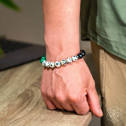 Soul Reset: Dalmatian Jasper Bracelet Of Healing - DestGlow
