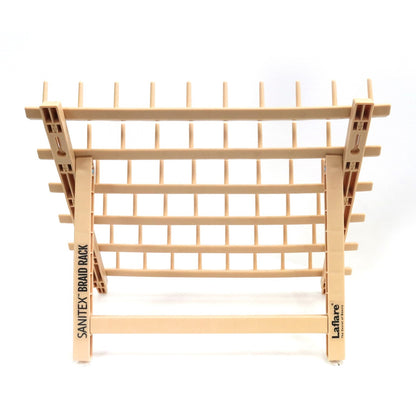 SPOOL WOODEN BRAIDING HAIR RACK/ SPOOL ORGANIZER