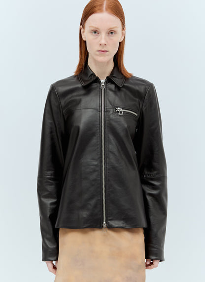 Sportmax Women Nappa Leather Jacket by Luosophy