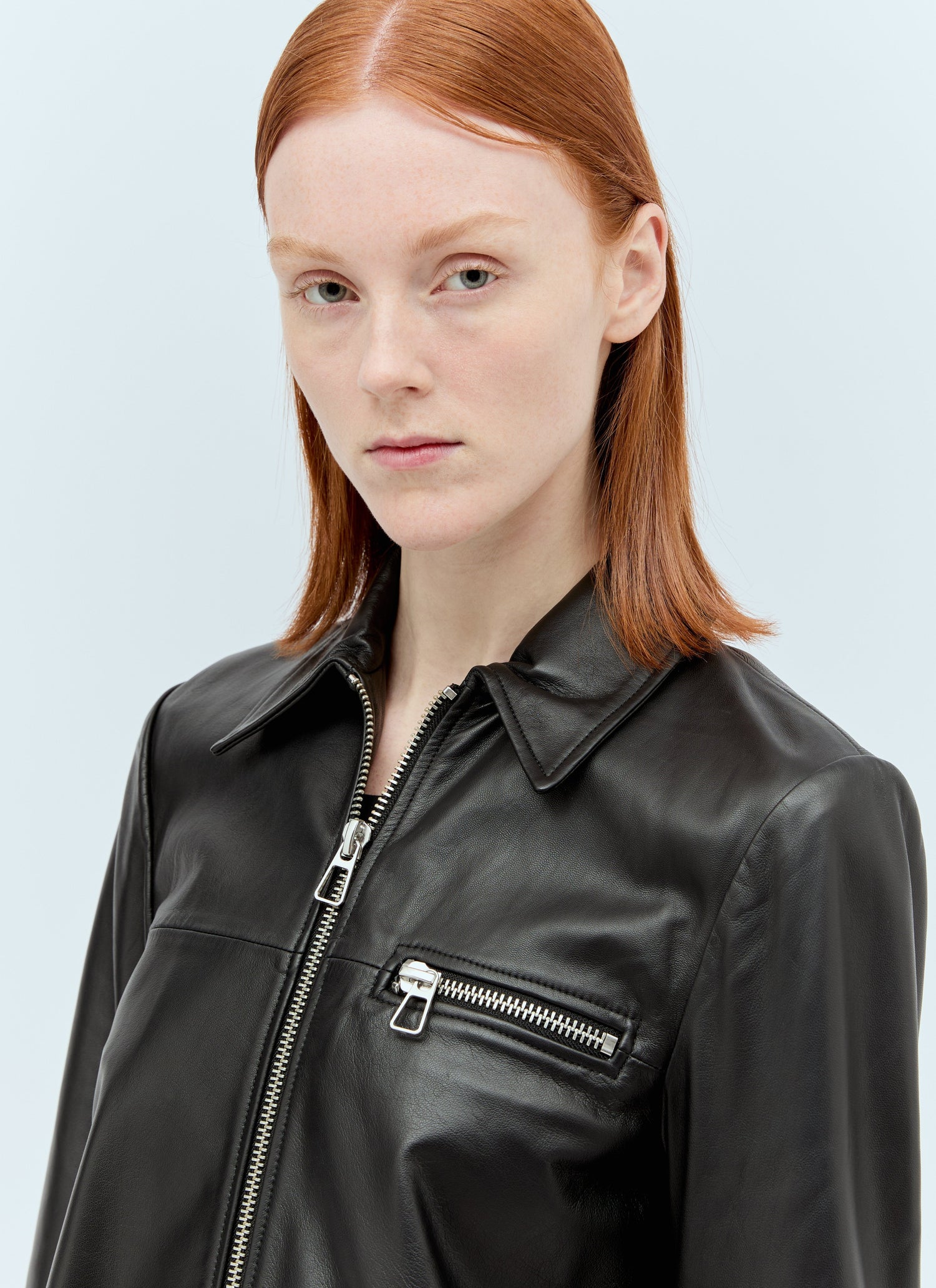 Sportmax Women Nappa Leather Jacket by Luosophy