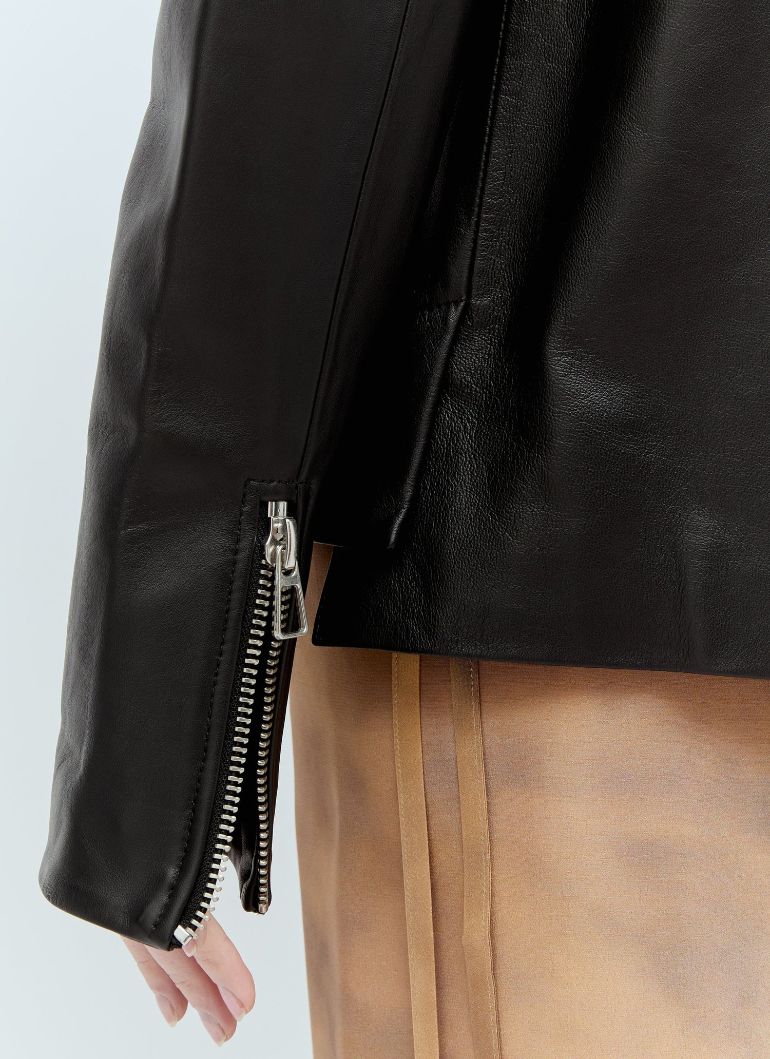 Sportmax Women Nappa Leather Jacket by Luosophy