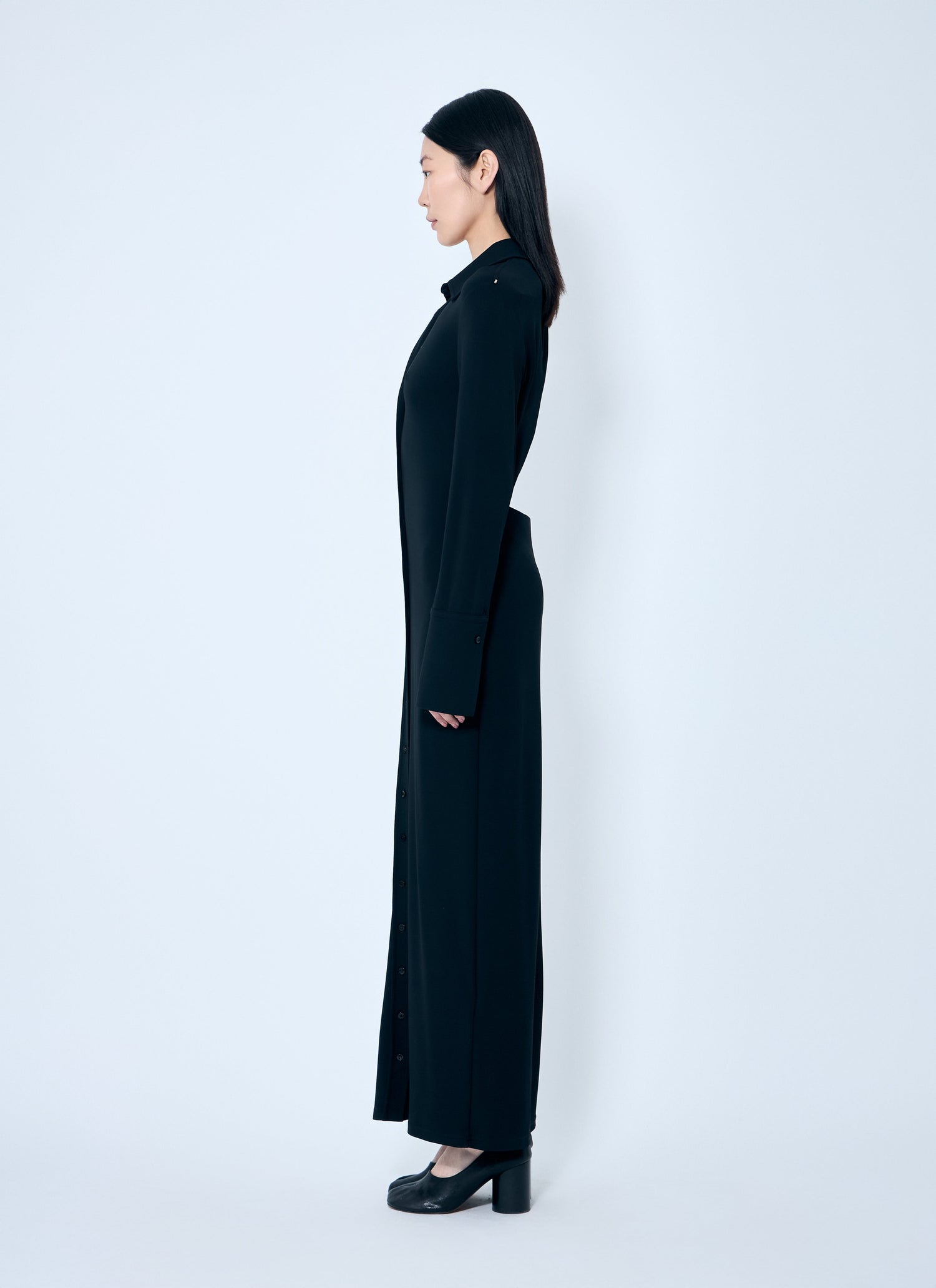 Sportmax Women Crepe Jersey Shirt Dress by Luosophy