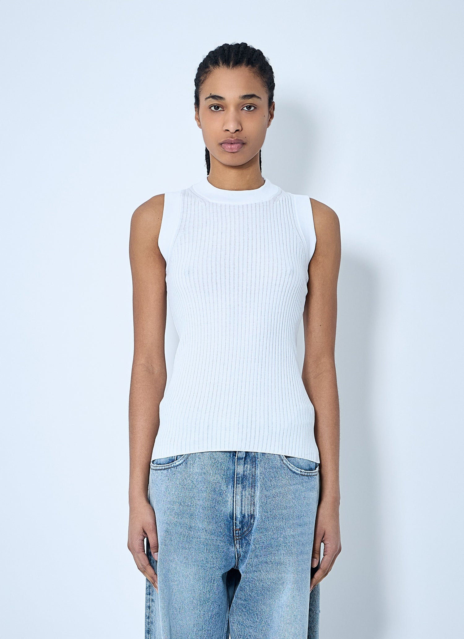 Sportmax Women Rib Tank Top by Luosophy
