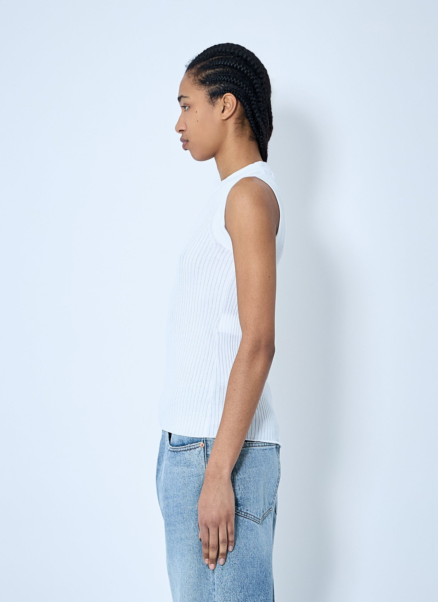 Sportmax Women Rib Tank Top by Luosophy