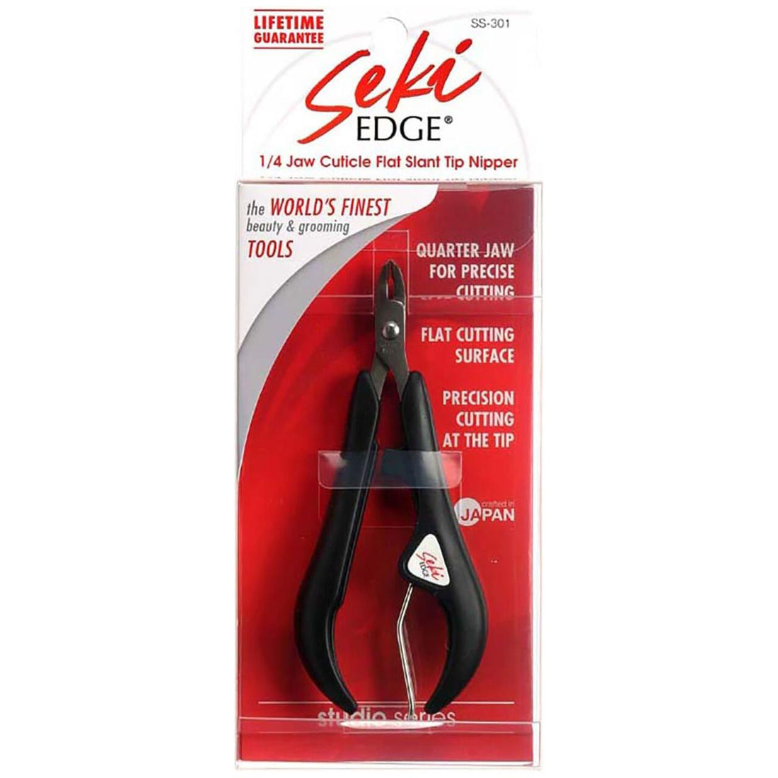 Seki Edge 1/4 Jaw Cuticle Flat Slant Tip Nipper 