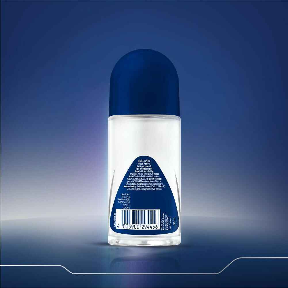 Nivea Men Fresh Active Deo Roll On 48 H Freshness