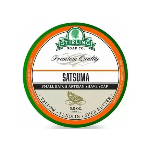 Stirling Soap Co. Satsuma Shaving Collection by Pasteur Pharmacy