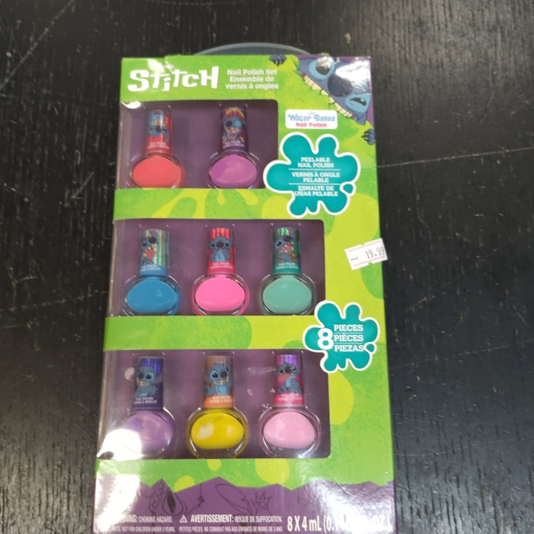 Stitch Nail Polish 8 Pk in Box 