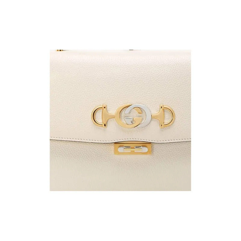 Gucci Women Zumi Grained Leather Shoulder Bag Crossbody Bag Small by Luosophy