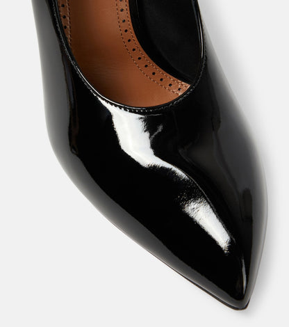 Alaia Women Shark Patent Leather Pumps by Luosophy