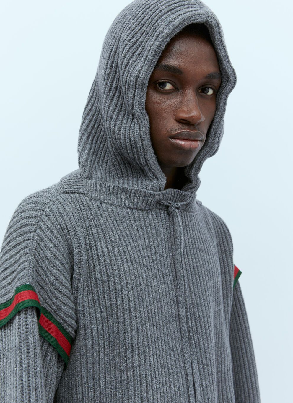 Gucci Men Wool Cashmere Hooded Sweater by Luosophy