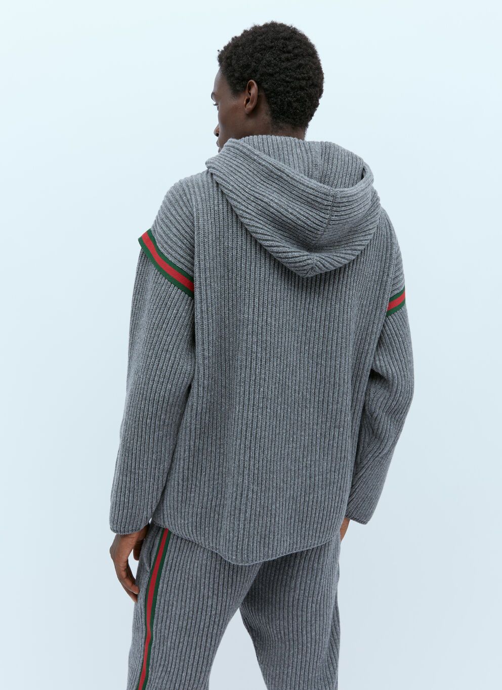 Gucci Men Wool Cashmere Hooded Sweater by Luosophy