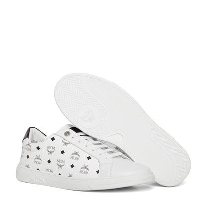Mcm Men Printed Canvas Terrain Sneakers by Luosophy