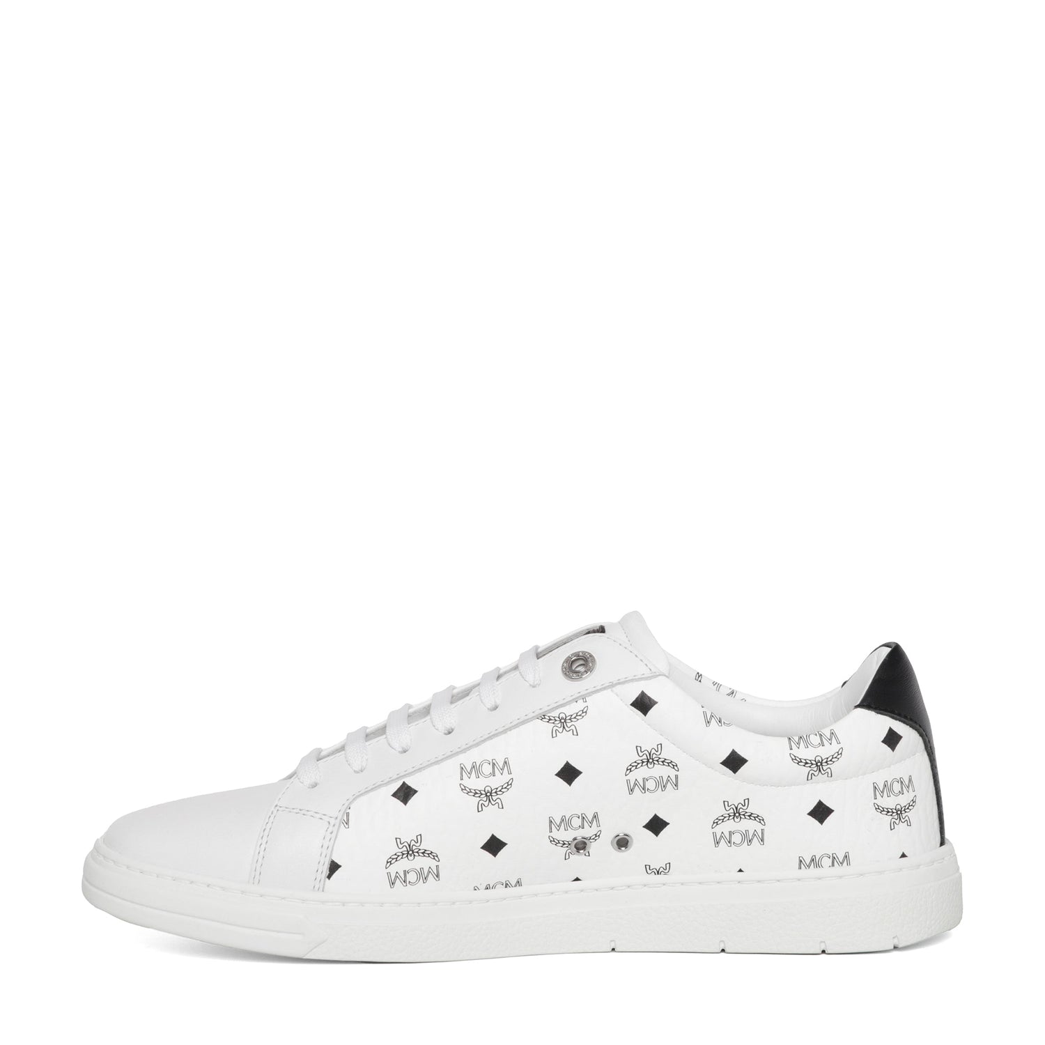 Mcm Men Printed Canvas Terrain Sneakers by Luosophy