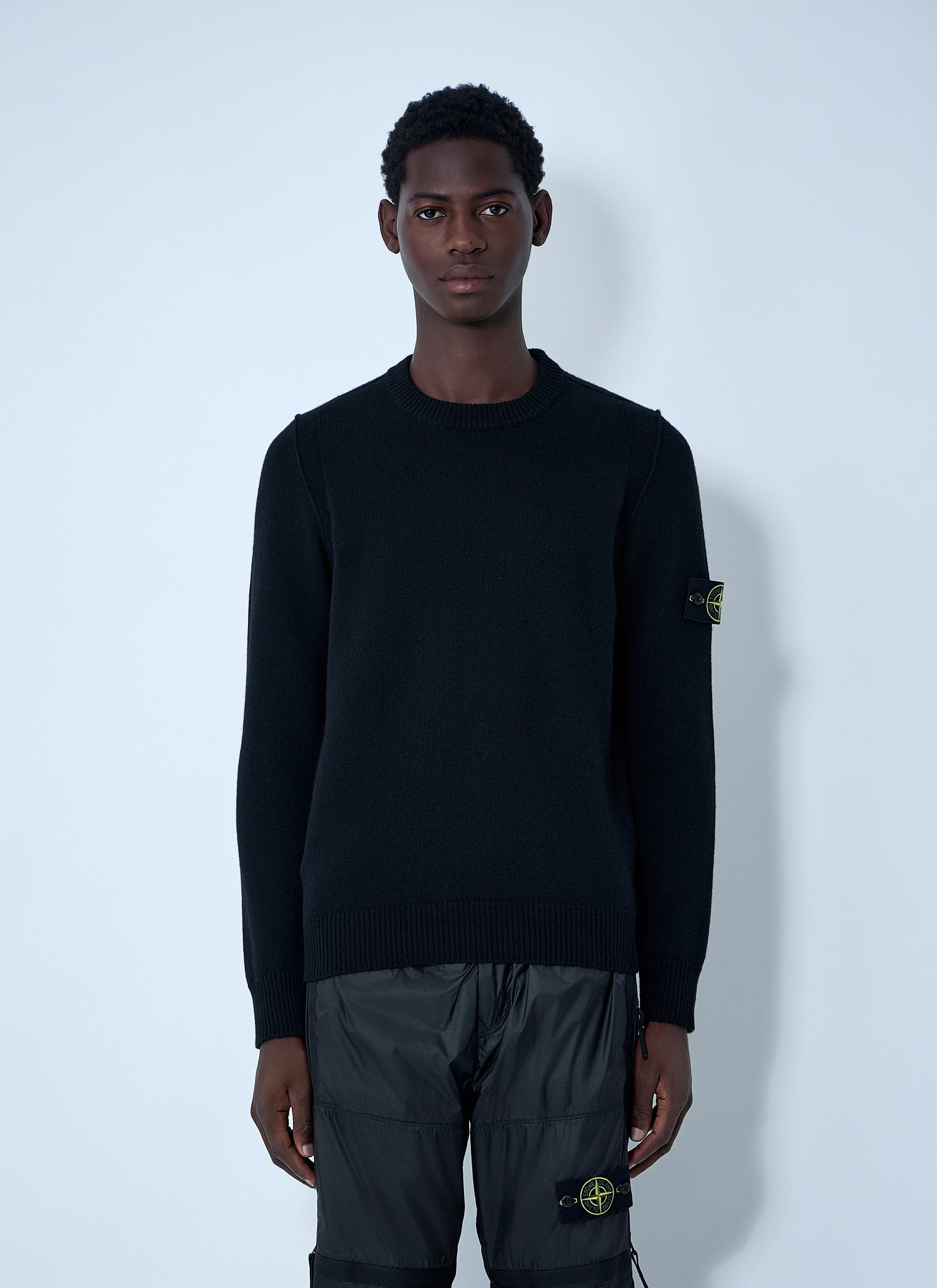 Stone Island Men Wool-Blend Sweater by Luosophy