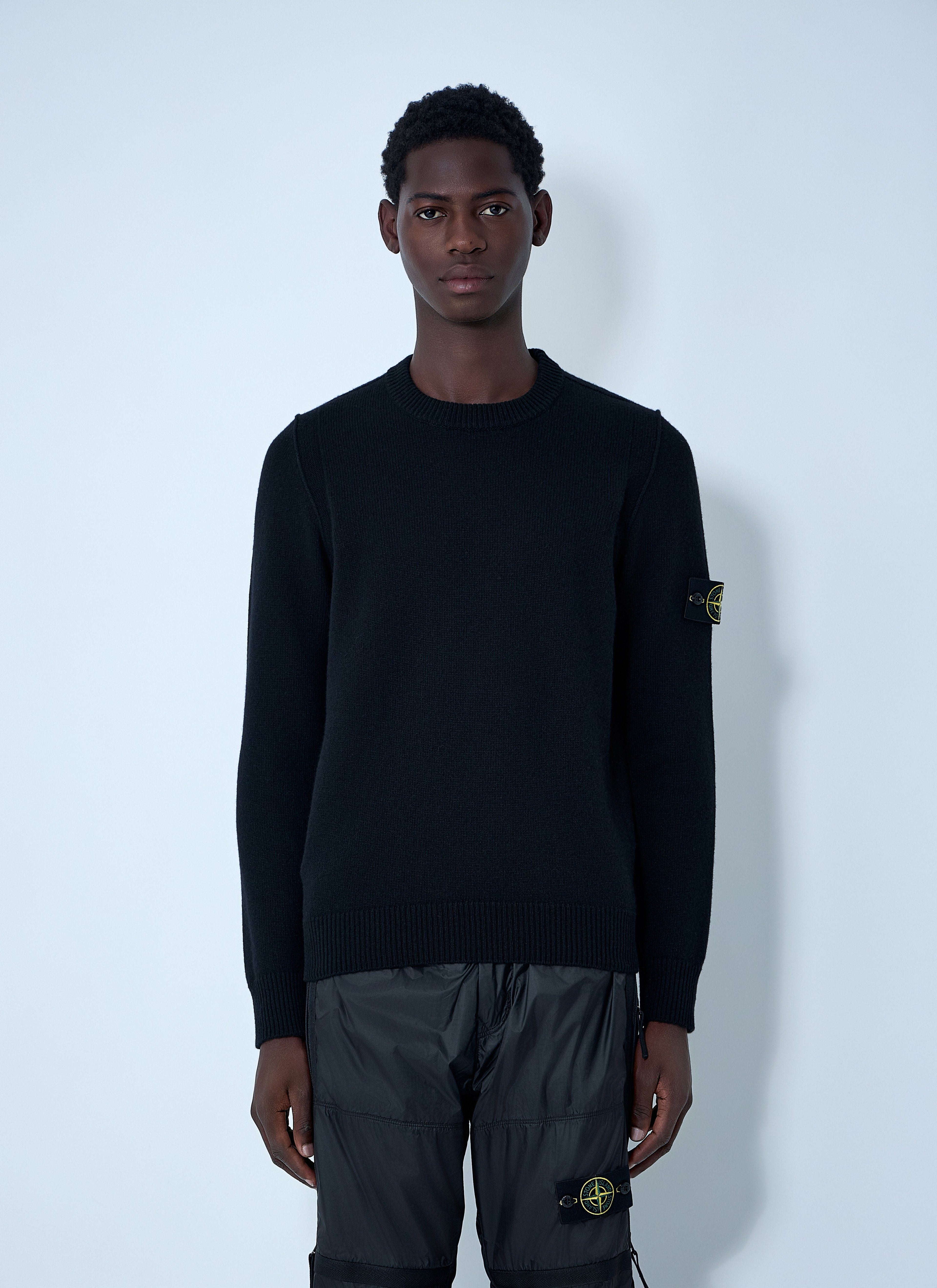 Stone Island Men Wool-Blend Sweater by Luosophy
