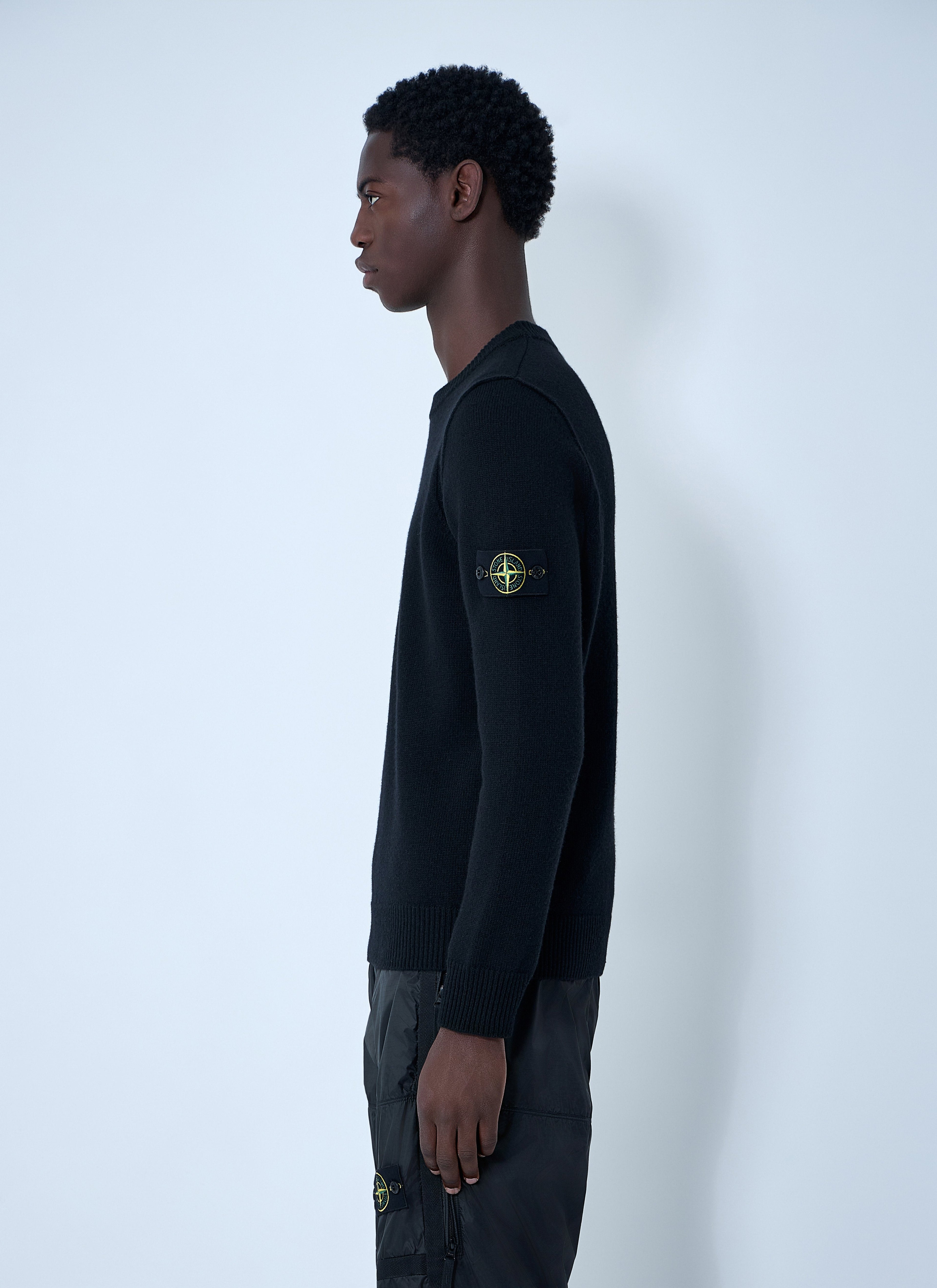 Stone Island Men Wool-Blend Sweater by Luosophy