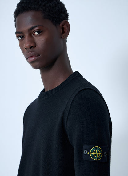 Stone Island Men Wool-Blend Sweater by Luosophy