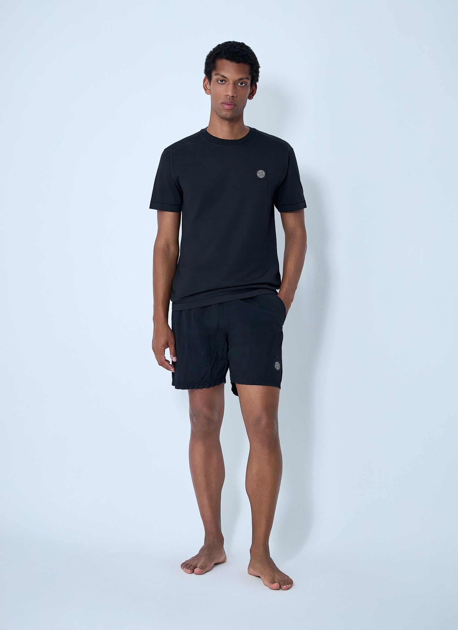 Stone Island Men Nylon Metal Shorts by Luosophy
