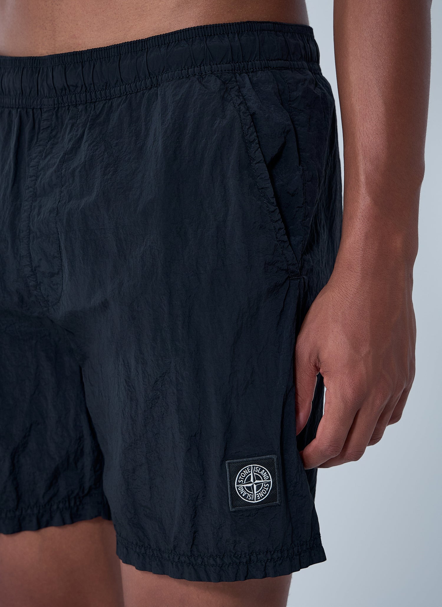 Stone Island Men Nylon Metal Shorts by Luosophy