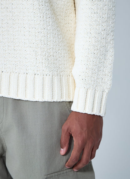 Stone Island Men Chenille Cotton Sweater by Luosophy