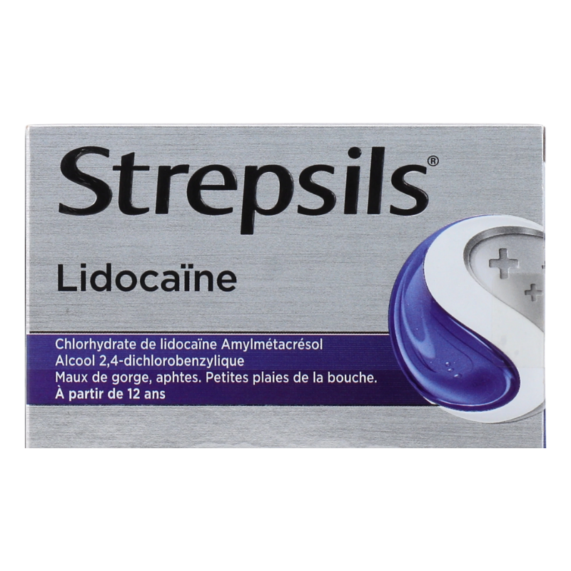 Strepsils Lidocaine Lozenges Sore Throat Relief Pack of 24 by Pasteur Pharmacy