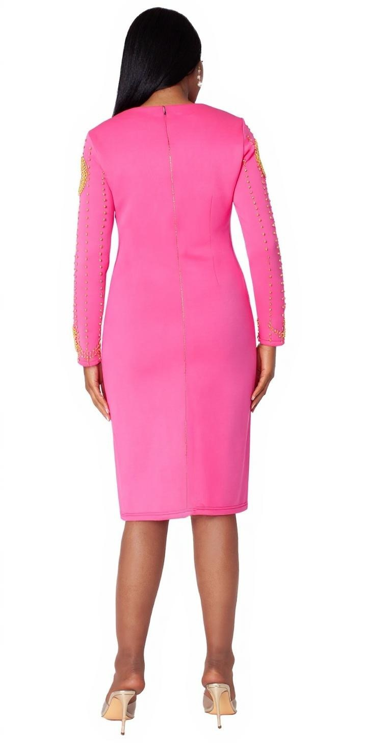 Stud Embellished Dress -4896 by Tally Taylor