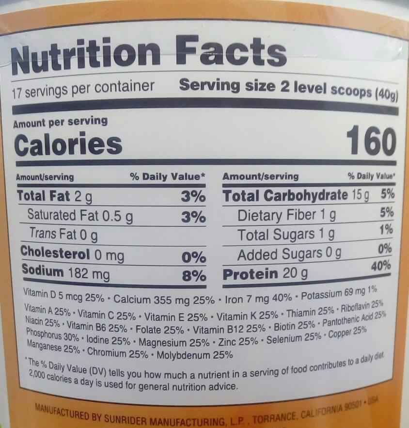 NOW AVAILABLE SunFit Protein Plus - Unique Protein Powder by Sunrider