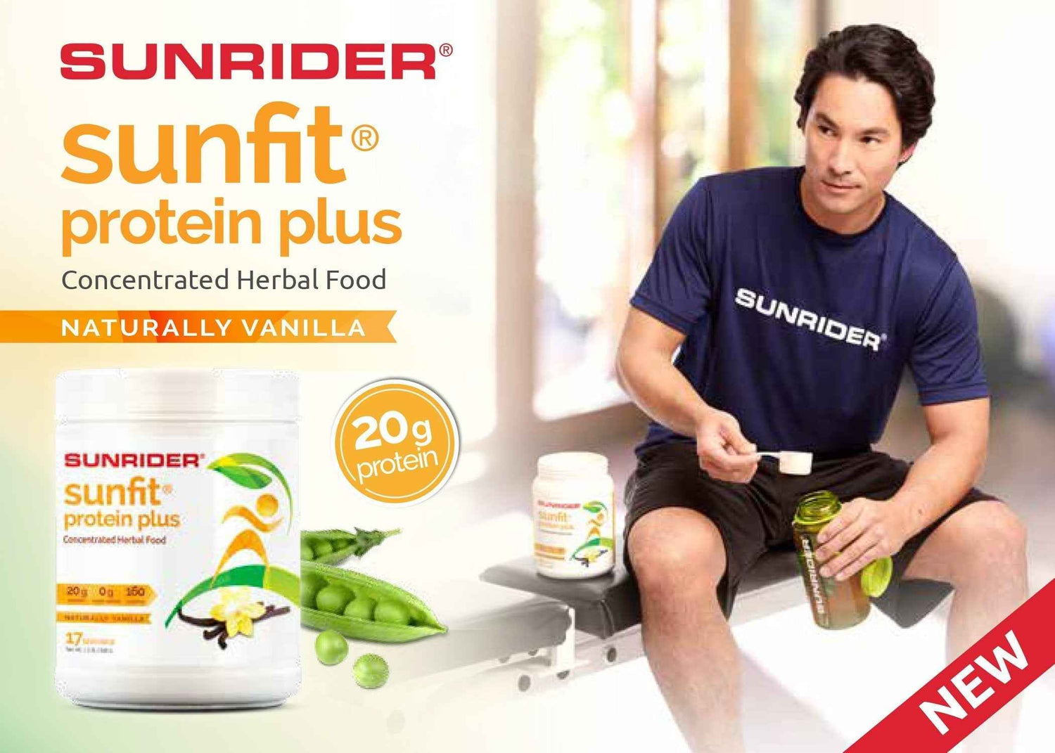 NOW AVAILABLE SunFit Protein Plus - Unique Protein Powder by Sunrider